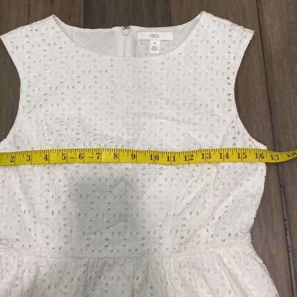 1901 eyelet‎ dress fit n flare white - Picture 8 of 10